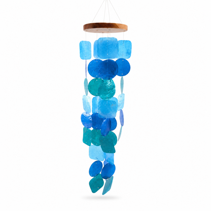 Cascading Capiz Shell Wind Chime